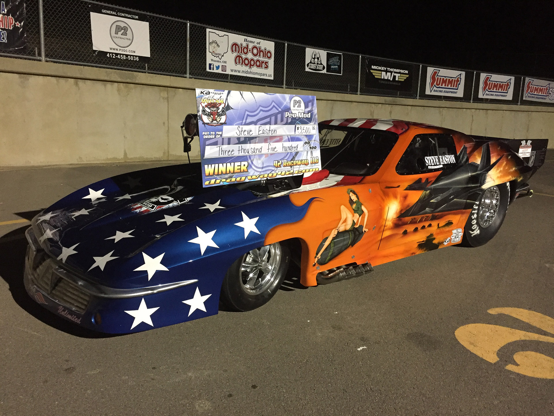 Ohio's Patriot Pro Mod Racing Team.